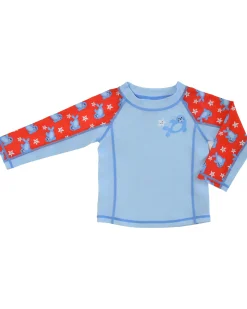 Top Maniche Lunghe da Bagno - Rash Guard per Neonato - Sunny la Foca
