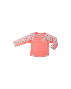 Top Maniche Lunghe da Bagno - Rash Guard per Neonato - Sally il Cavalluccio Marino