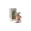 Topo D'inverno - Sorella Maggiore - con Sci - Altezza 13 cm