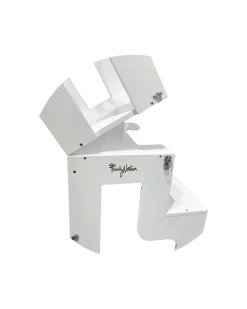 Torre Montessori 2 in 1 - Bianco - Convertibile in Tavolo+Sedia