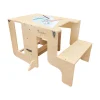 Torre Montessori 2 in 1 - Natural - Convertibile in Tavolo+Sedia