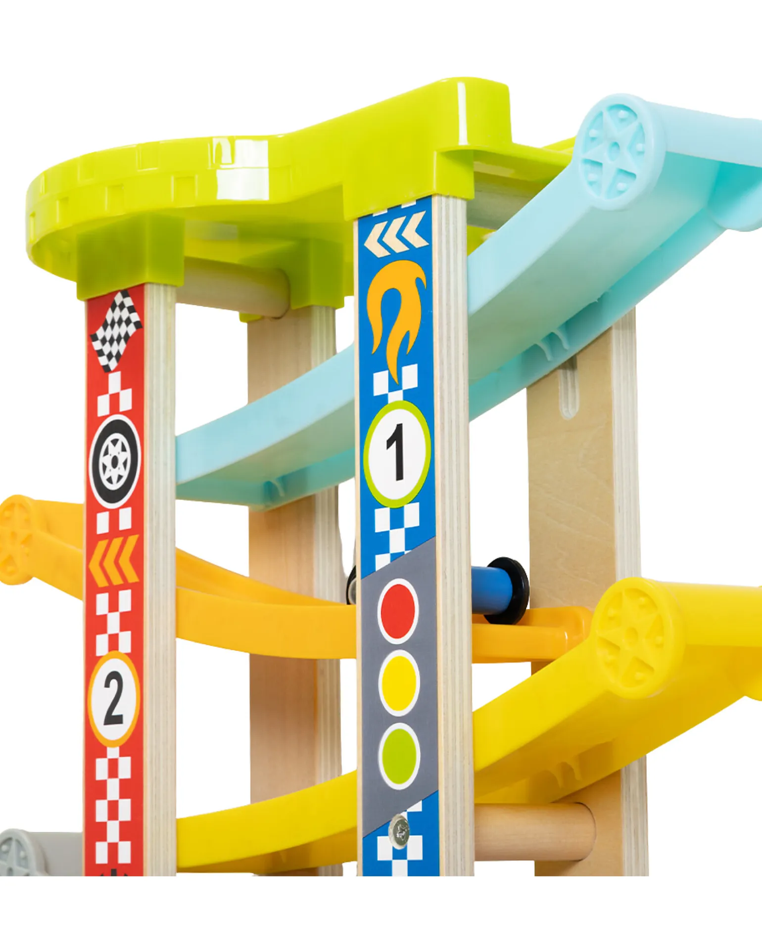 Torre per Macchinine - 6 Macchine Incluse - 32 x 14 x 38 cm - 18m+