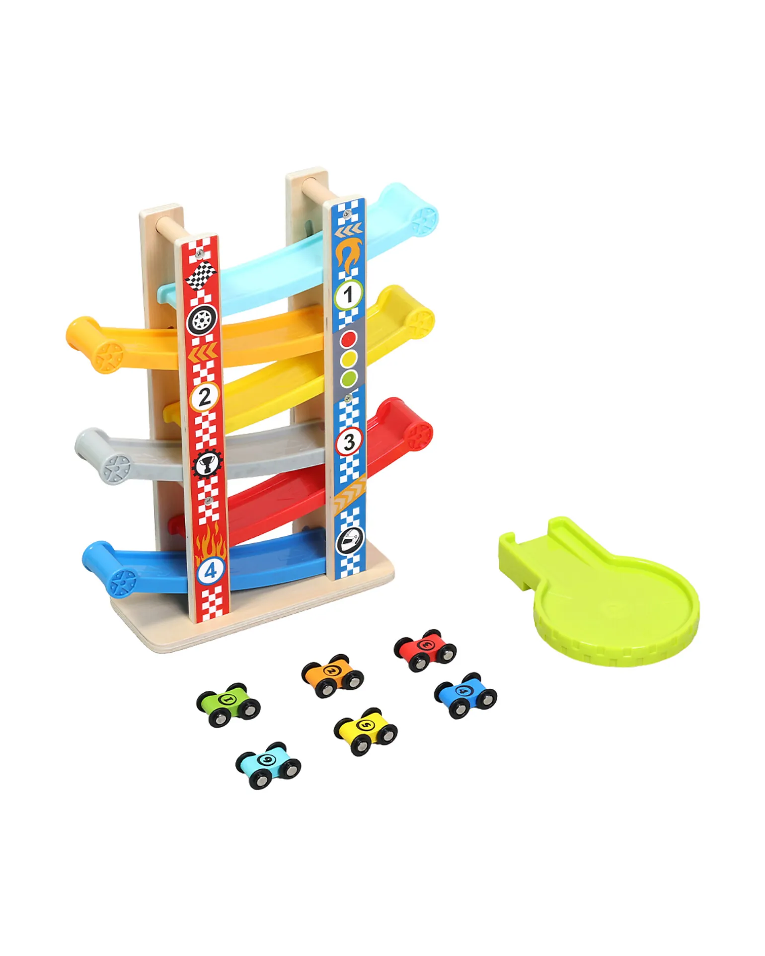 Torre per Macchinine - 6 Macchine Incluse - 32 x 14 x 38 cm - 18m+