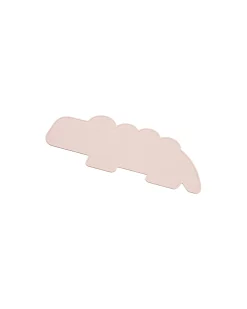 Tovaglietta in Silicone Alimentare con Bordo Rialzato - Croco - Cipria