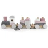 Trenino Giocattolo in Legno FSC - Rosa - 18+ m