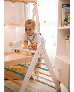 Triangolo Montessori Pikler Rainbow - Sunny Beach - Sviluppa Equilibrio e Agilità