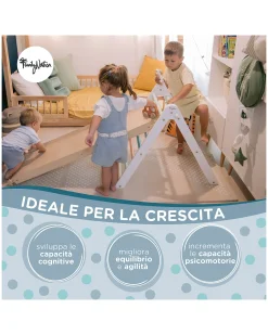 Triangolo Montessori Pikler Rainbow - Sunny Beach - Sviluppa Equilibrio e Agilità