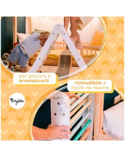 Triangolo Montessori Pikler Rainbow - Sunny Beach - Sviluppa Equilibrio e Agilità