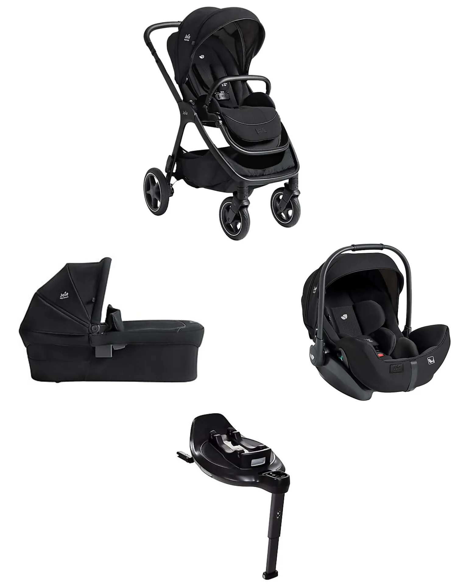 Trio Finiti - Passeggino + Navicella Ramble XL + Ovetto I-Level Pro + Base Encore - Eclipse
