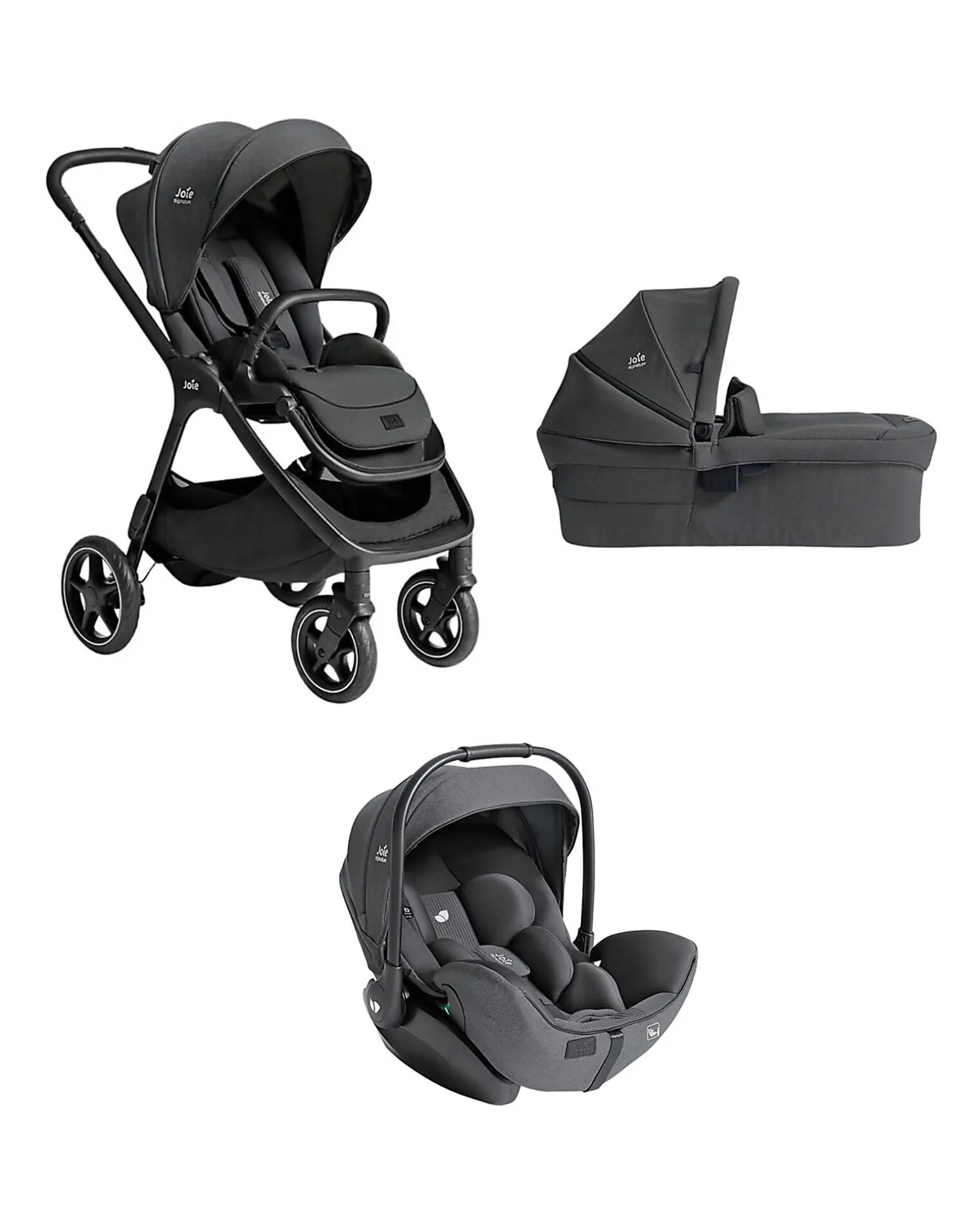 Trio Finiti - Passeggino + Navicella Ramble XL + Ovetto I-Level Pro - Ebony