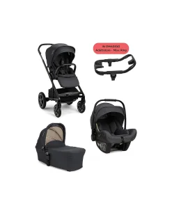 Trio Navicella + Passeggino Mixx Next + Seggiolino Auto Pipa Next i-Size - Ocean - Adattatore in Omaggio