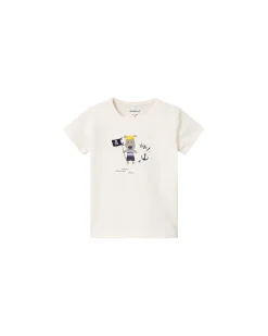 T-Shirt - Ahoy! - Jet Stream - Cotone Bio