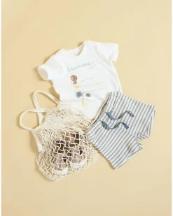 T-Shirt - Animali - Bianco - Cotone Bio
