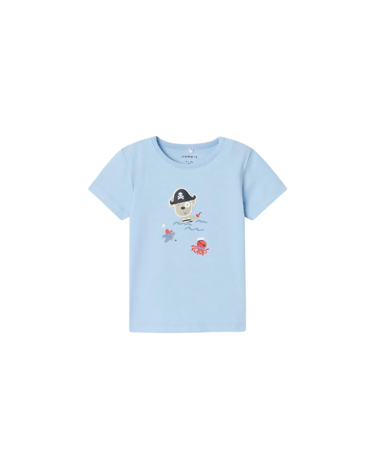 T-Shirt - Chambray Blue - Capitan Uncino - Cotone Bio