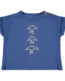 T-Shirt Mezze Maniche - 3 Birds Klein - Jersey Di Cotone Bio
