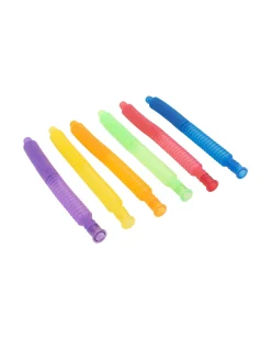 Tubi Sensoriali Elastici - Arcobaleno - 6 Pezzi