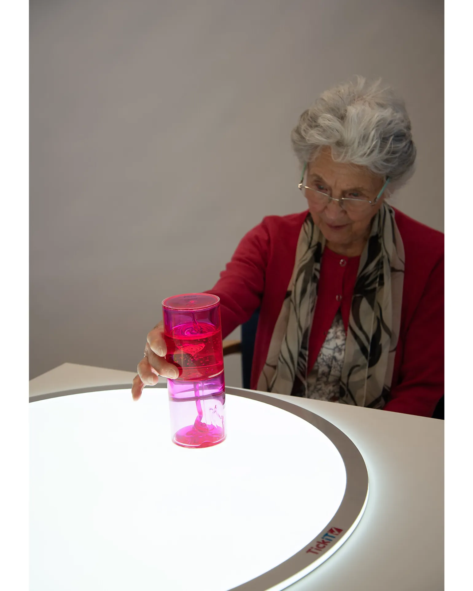 Tubo di Gelatina Sensoriale - Rosa - Stimola Apprendimento STEM