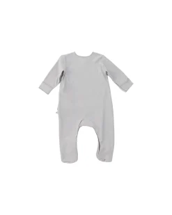 Tutina con Piedi Pure - Grigio - Bambù Bio Elasticizzato