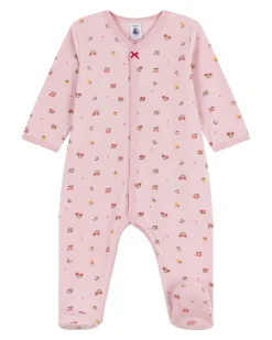 Tutina Intera in Ciniglia - Rosa - Fiori - Morbidezza Estrema!