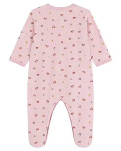 Tutina Intera in Ciniglia - Rosa - Fiori - Morbidezza Estrema!