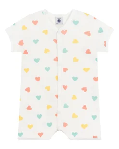 Tutina Senza Piedi Notte - 100% Cotone - Cuori