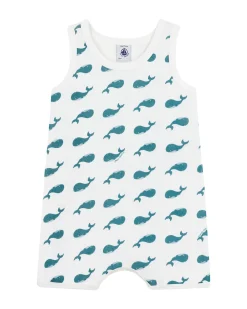 Tutina Senza Piedi Notte - 100% Cotone - Balene