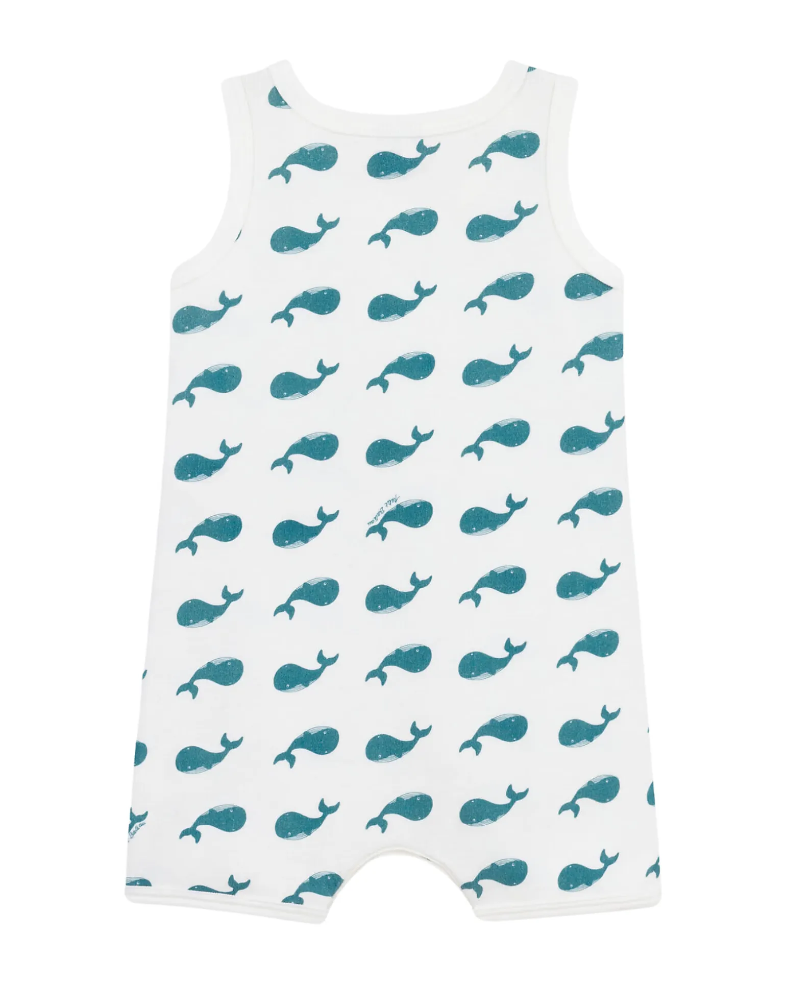 Tutina Senza Piedi Notte - 100% Cotone - Balene