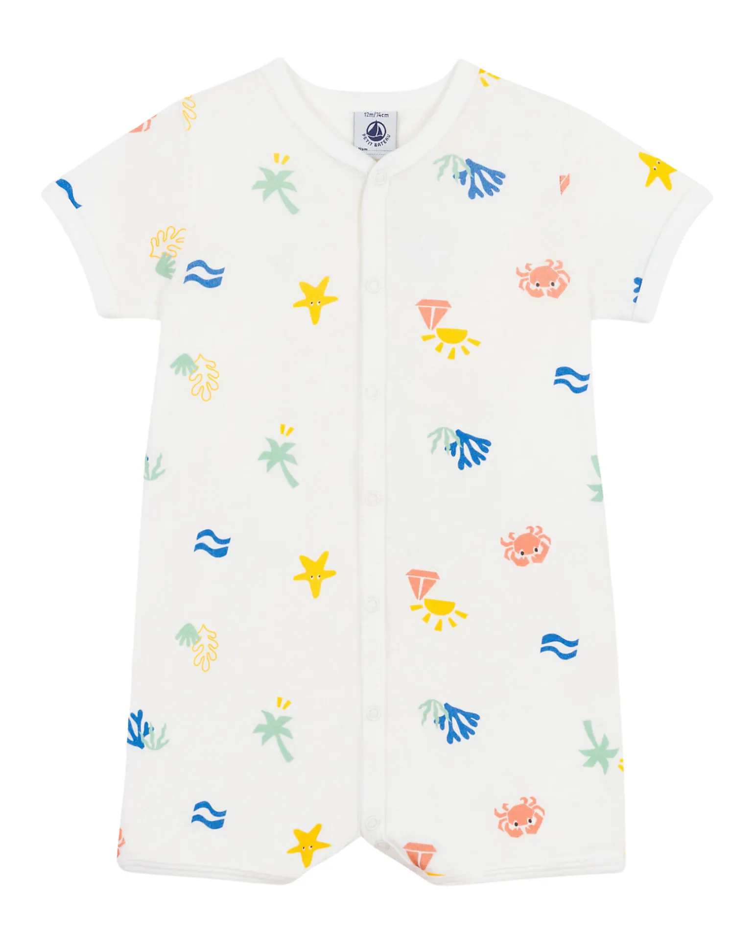 Tutina Senza Piedi Notte - 100% Cotone - Mare