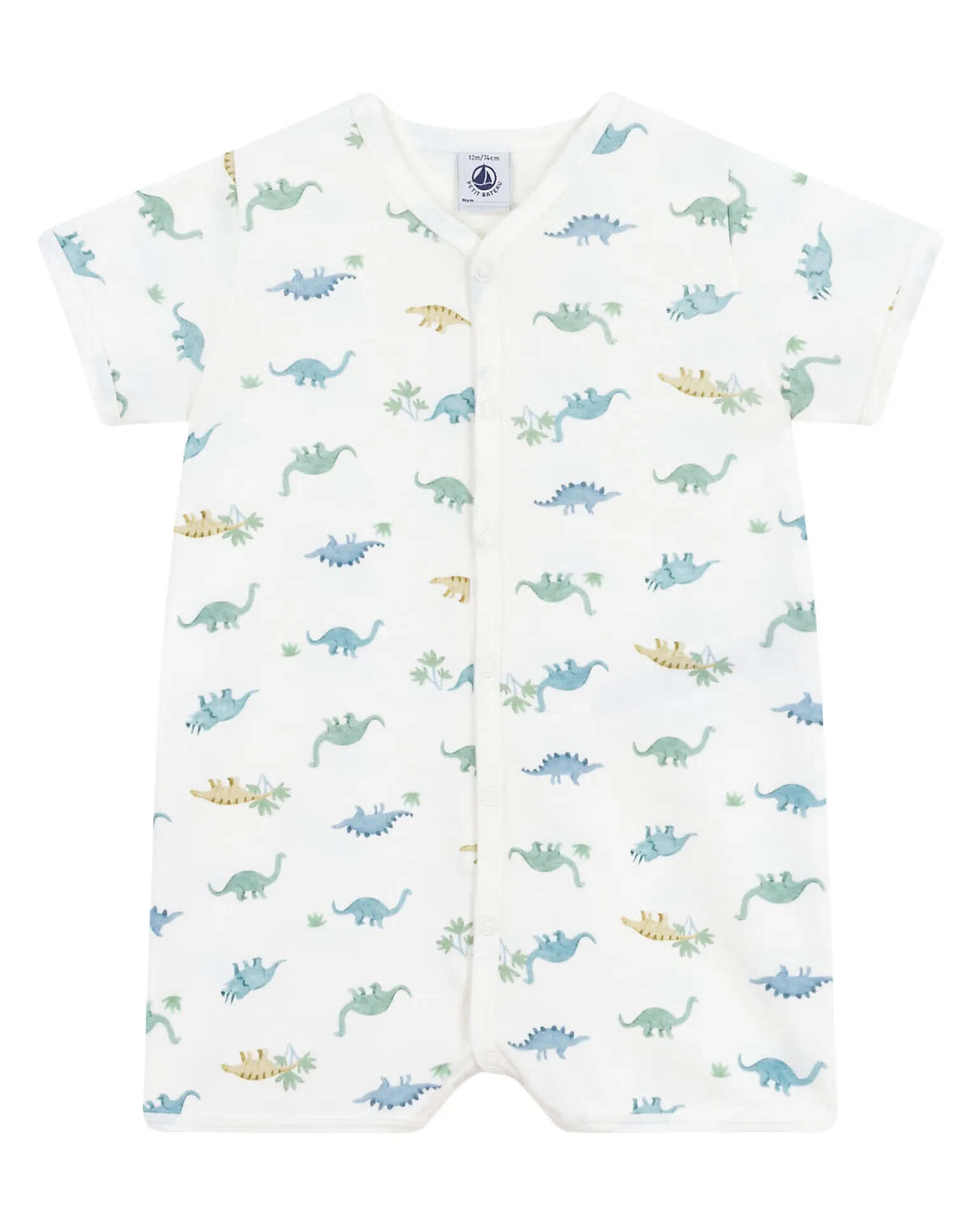 Tutina Senza Piedi Notte - 100% Cotone - Dinosauri