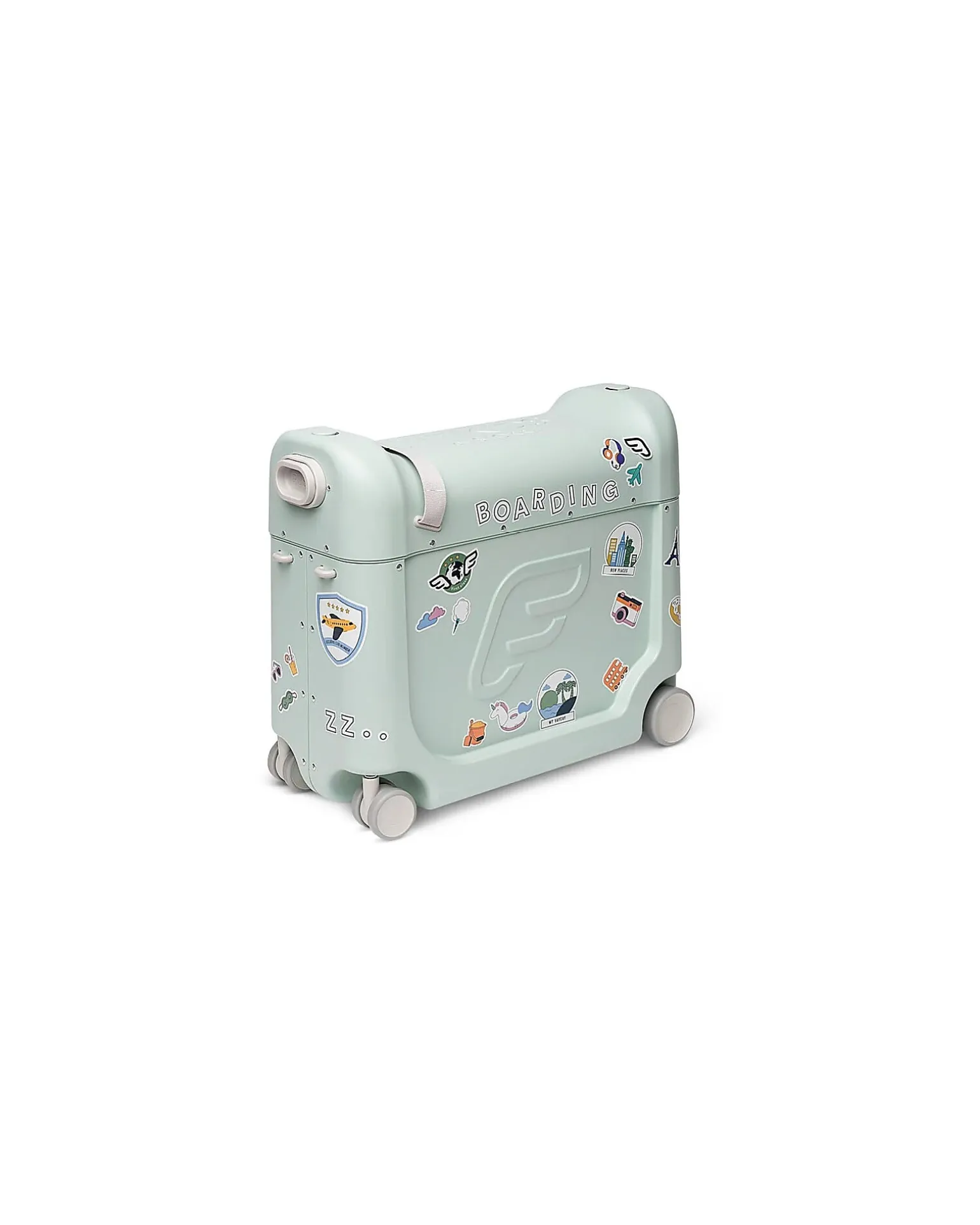Valigia Cavalcabile Jet Kids BedBox - Green Aurora