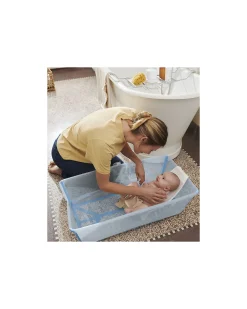 Vaschetta da Bagno Flexi Bath XL - con Supporto per Neonati - Ocean Blue