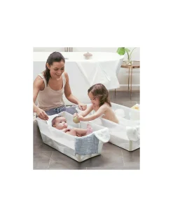 Vaschetta da Bagno Flexi Bath XL - con Supporto per Neonati - Sandy Beige