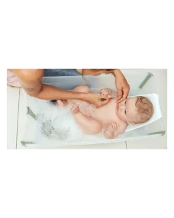 Vaschetta Pieghevole con Supporto - per Neonati e Bambini - Flexi Bath - Sandy Beige
