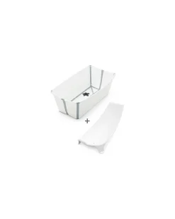 Vaschetta Pieghevole con Supporto - per Neonati e Bambini - Flexi Bath - Bianco
