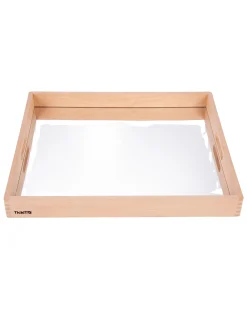 Vassoio a Specchio in Legno di Faggio FSC - 50 x 43,5 x 5 cm - 0+