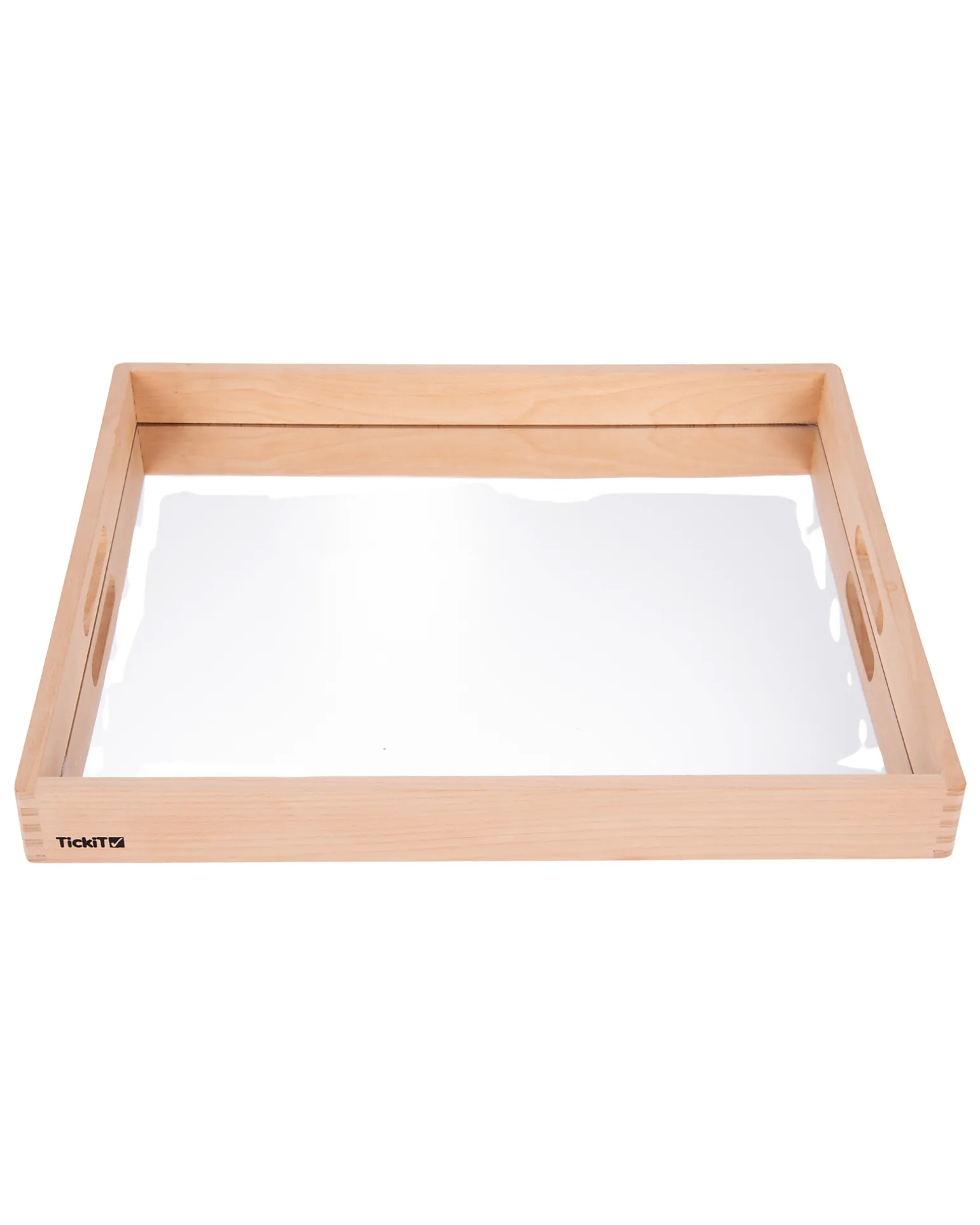 Vassoio a Specchio in Legno di Faggio FSC - 50 x 43,5 x 5 cm - 0+