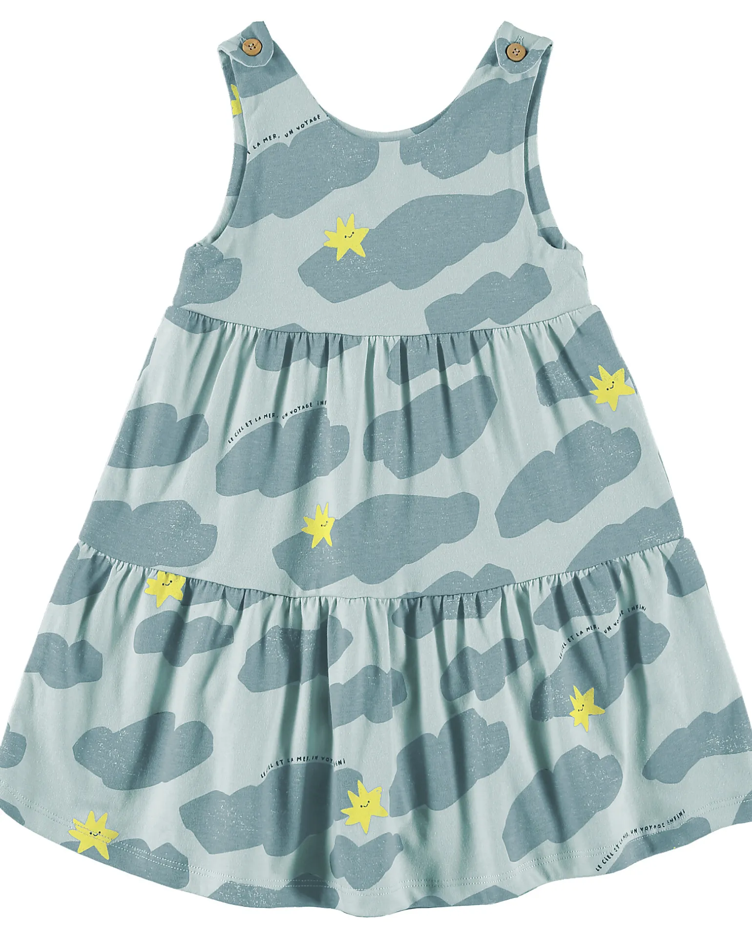 Vestito- 100% Jersey Di Cotone Biologico - Ciel Agua