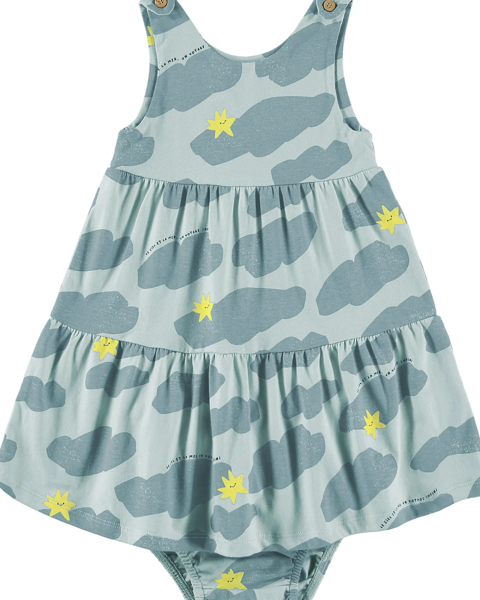 Vestito- 100% Jersey Di Cotone Biologico - Ciel Agua