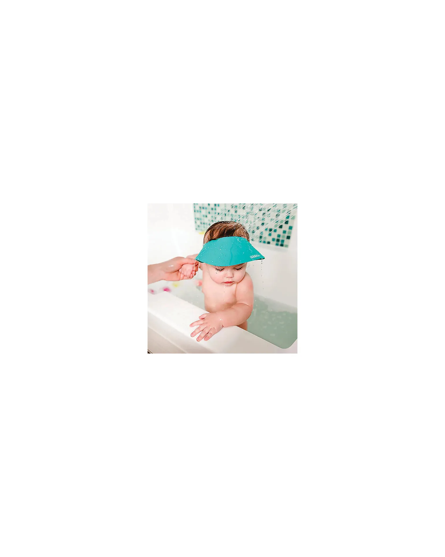 Visiera Para-Shampoo da Bagno Käp - Azzurra - Morbido Silicone