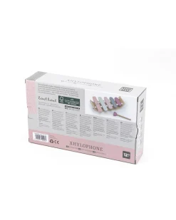 Xilofono Giocattolo in Legno FSC - Rosa - 12+ m