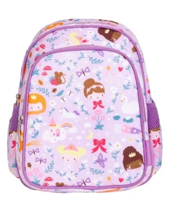 Zainetto Grande con Tasca Termica - Principesse - 27x32x19 cm - Mantiene cibi e bevande freschi!