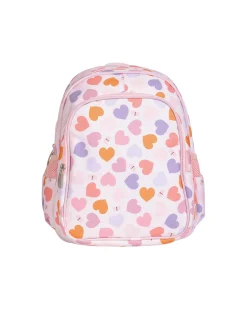 Zainetto Grande con Tasca Termica - Cuori - 27x32x19 cm - Mantiene cibi e bevande freschi!