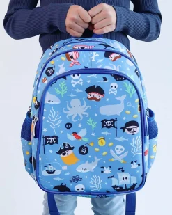 Zainetto Grande con Tasca Termica - Pirati - 27x32x19 cm - Mantiene cibi e bevande freschi!