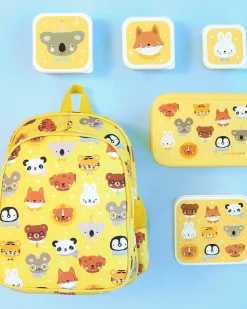 Zainetto Grande con Tasca Termica - Amici animali - 27x32x19 cm - Mantiene cibi e bevande freschi!
