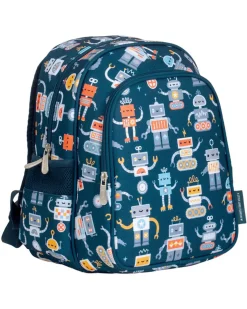 Zainetto Grande con Tasca Termica - Robot - 27x32x19 cm - Mantiene cibi e bevande freschi!