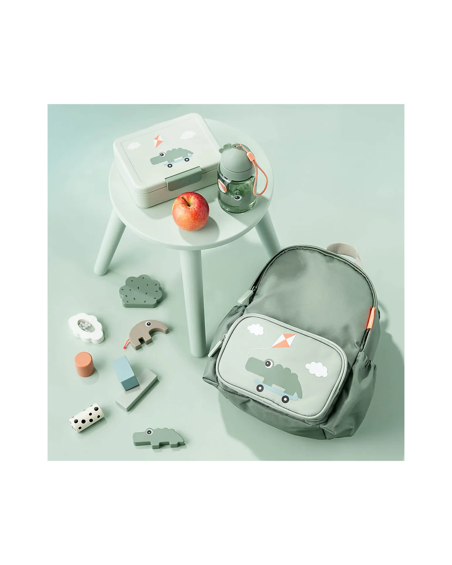 Zainetto per Bambini - Playground - Verde - 7,5L