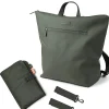 Zaino Cambio con Fasciatoio Ripiegabile e Ganci Passeggino -Verde - Fatto con bottiglie di plastica riciclata!