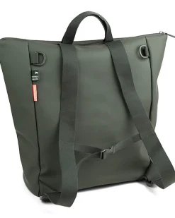 Zaino Cambio con Fasciatoio Ripiegabile e Ganci Passeggino -Verde - Fatto con bottiglie di plastica riciclata!