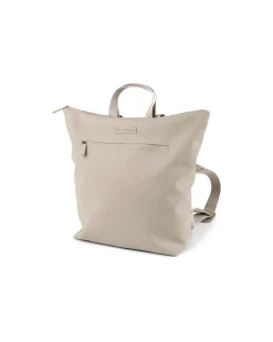 Zaino Cambio con Fasciatoio Ripiegabile e Ganci Passeggino - Sabbia - Fatto con bottiglie di plastica riciclata!