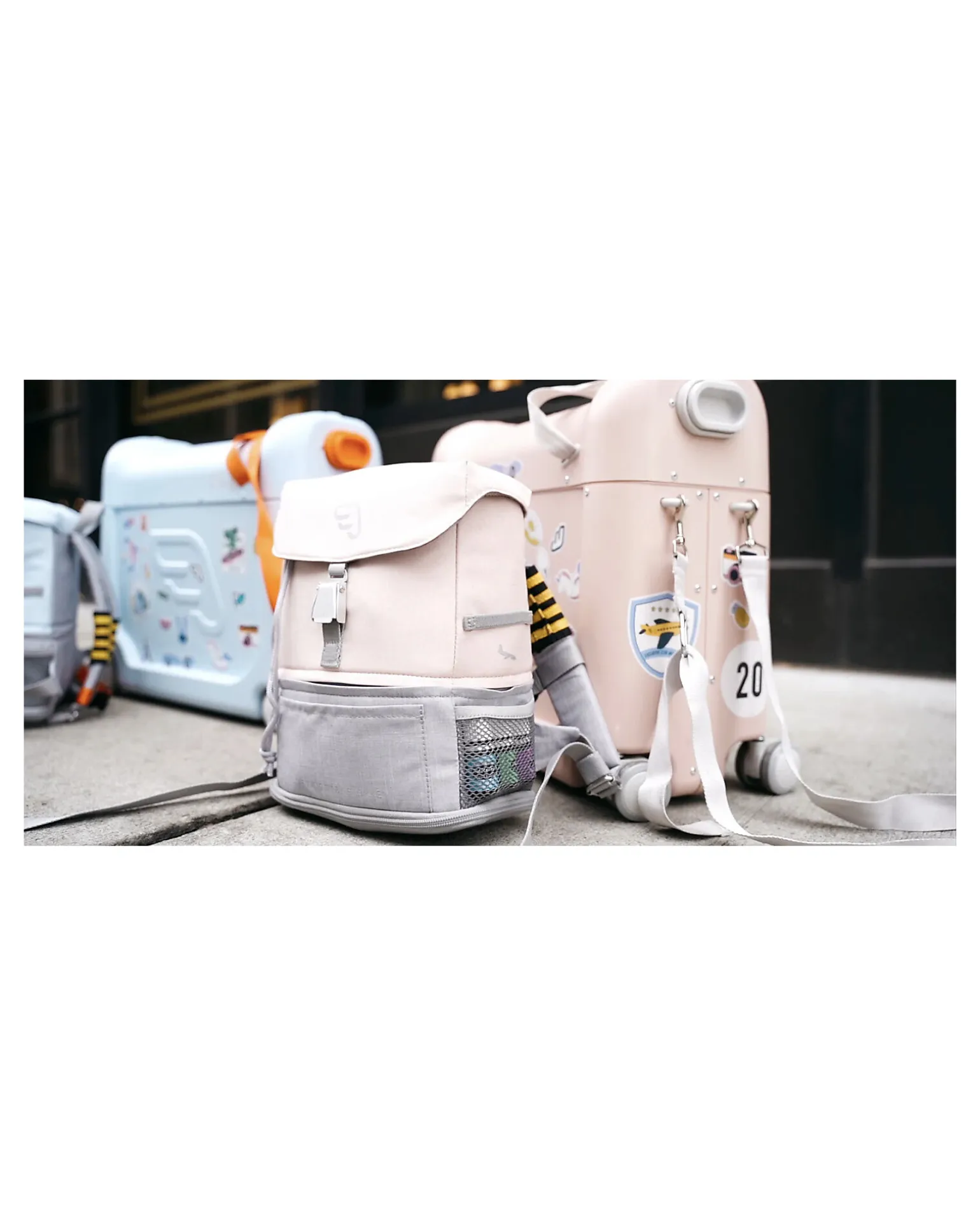 Zaino da Viaggio Espandibile per Bambini - JetKids Crew Backpack - Pink Lemonade